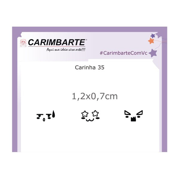 Carinha 35 Cartela de Carimbo