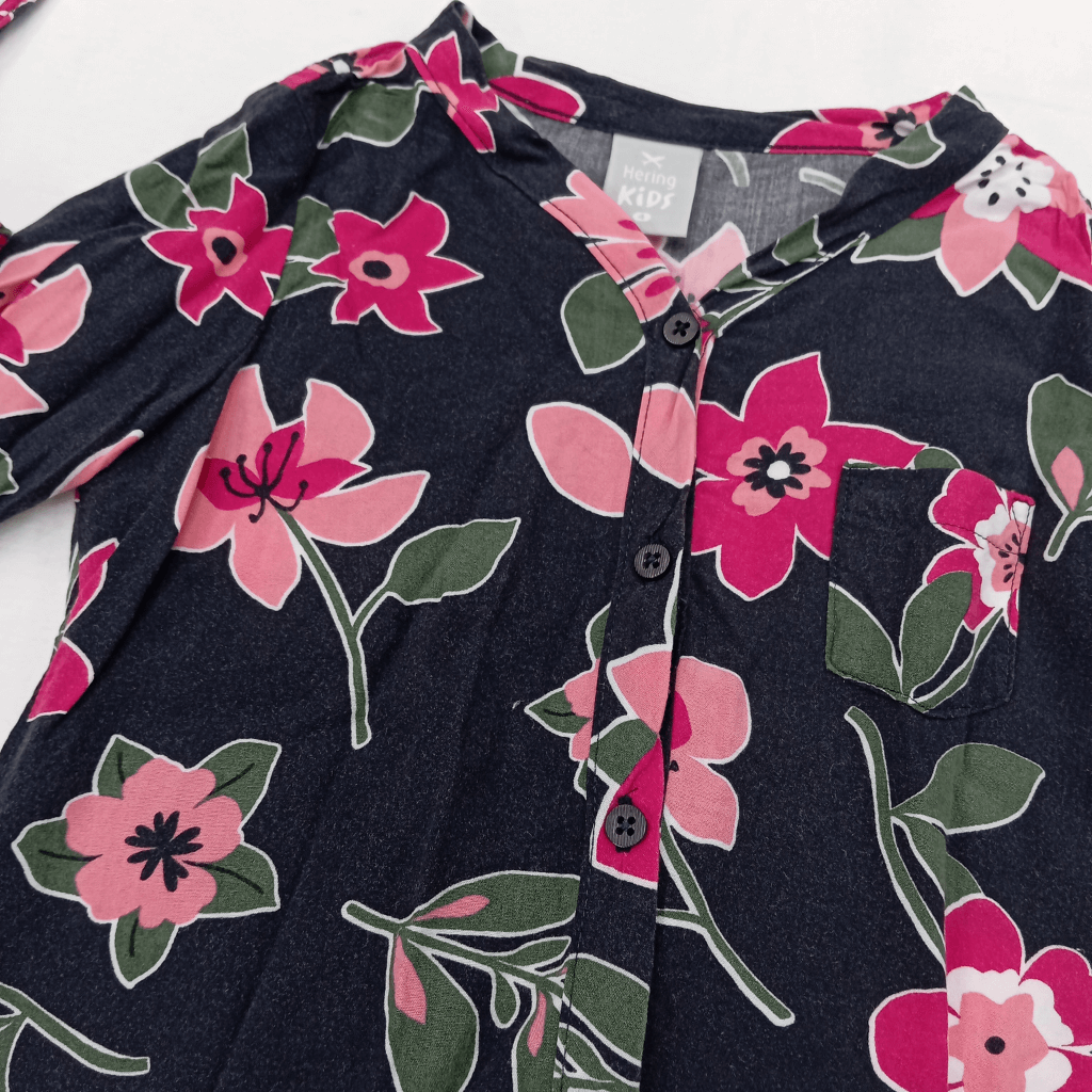 Camisa Floral Hering Kids Menina