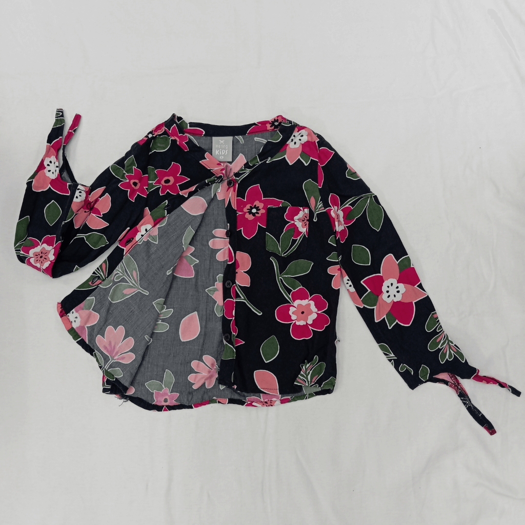 Camisa Floral Hering Kids Menina