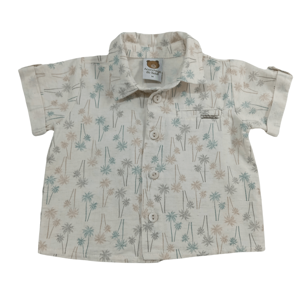 Camisa M (Bebê) Aconchego do Bebê Menino