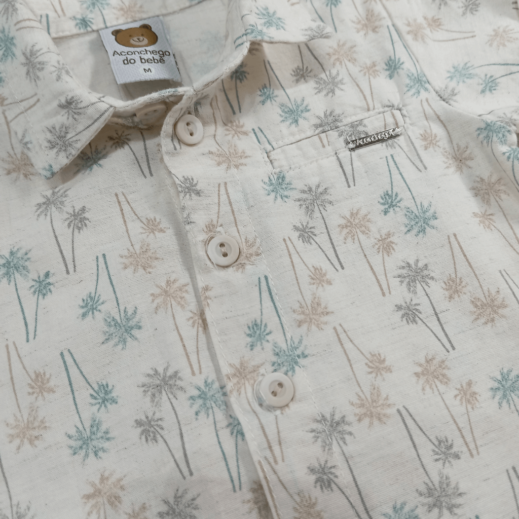 Camisa M (Bebê) Aconchego do Bebê Menino