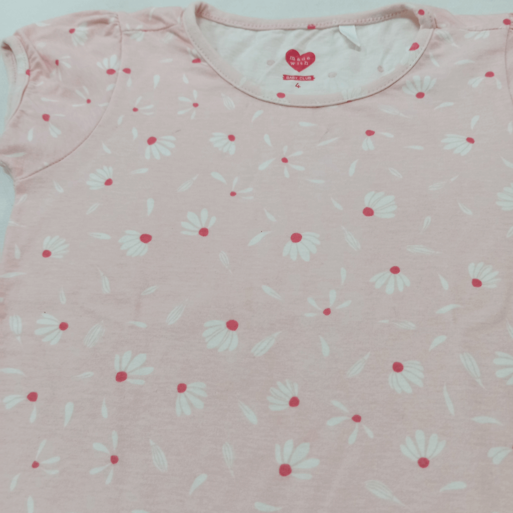 Camiseta 4 anos Baby Club Menina