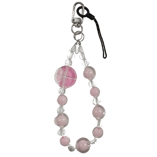 Chaveiro de Miçanga - Cor Magenta