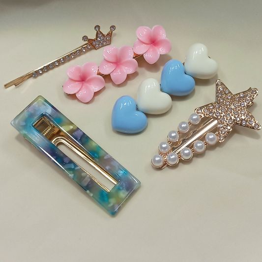 Presilha Kit com 05 - Strass - Coroa