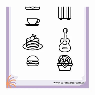 Paper Duck Passeio 1 Cartela de Carimbos