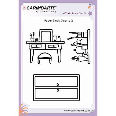 Paper Duck Quarto 2 Cartela de Carimbos