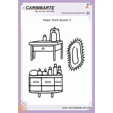 Paper Duck Quarto 3 Cartela de Carimbos