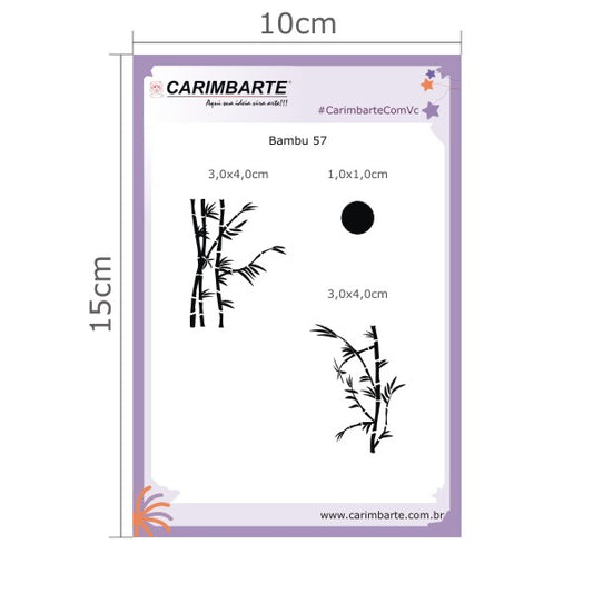 Bambu 57 Cartela de Carimbo
