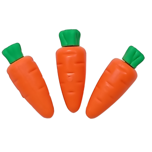 Borracha Cenoura - Kit com 03 peças
