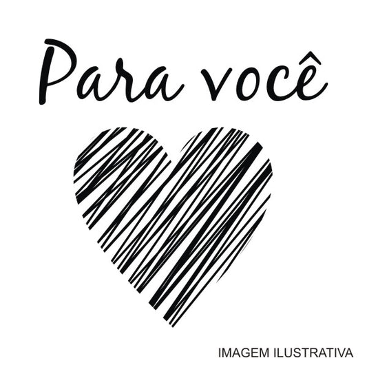 Para você - Carimbo de Madeira
