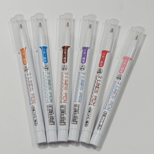 Caneta em Gel com Ponta Dupla