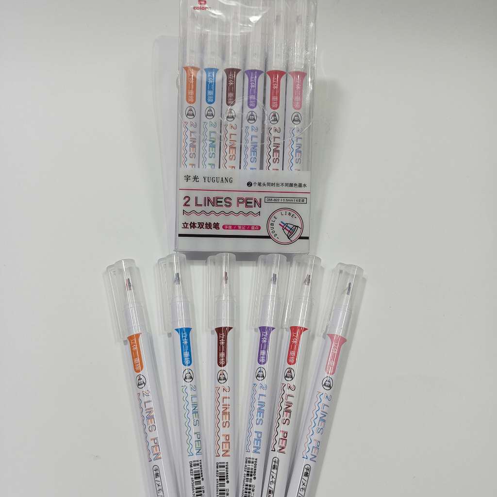 Caneta em Gel com Ponta Dupla