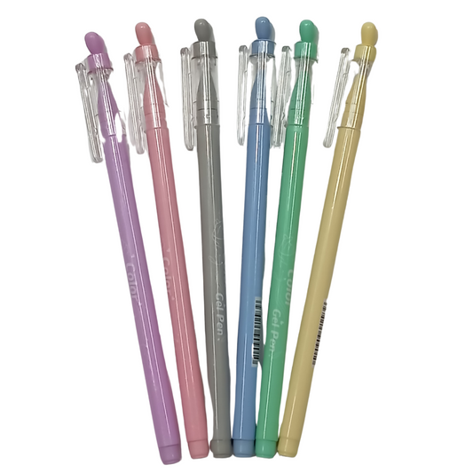 Caneta em Gel de Coração 6 cores