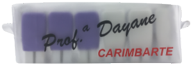 Kit com 6 carimbos Premium 20 Lilas ou Branco