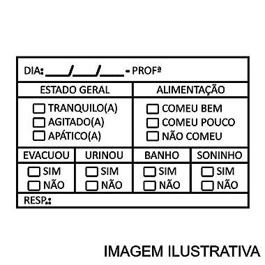 Rotina Escolar Carimbo-Modelo 1