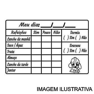 Rotina Escolar Carimbo-Modelo 2