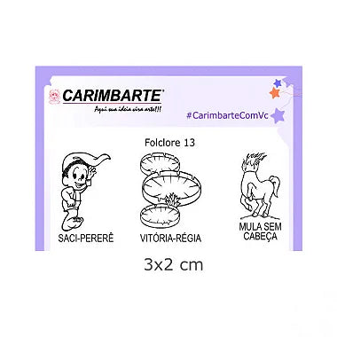 Folclore CSF13 Cartela de Carimbo