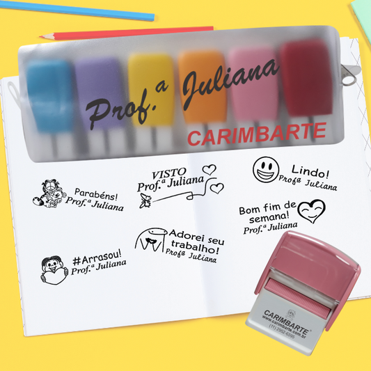 3 Kit de Carimbo Premium 20-18 PÇS