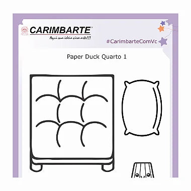 Paper Duck Quarto 1 Cartela de Carimbos