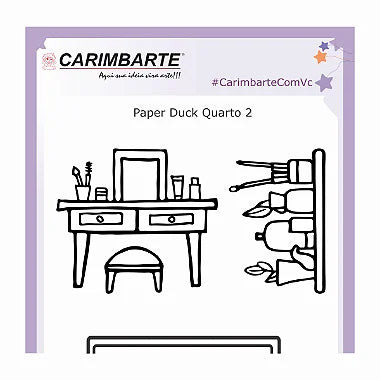 Paper Duck Quarto 2 Cartela de Carimbos