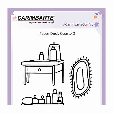 Paper Duck Quarto 3 Cartela de Carimbos